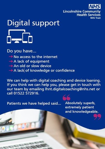 LCHS Digital Support poster