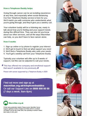 Macmillan Telephone Support