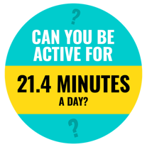 One You Lincolnshire 21.4 minutes a day challenge logo